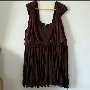 Scoop Neck Tassel Tank